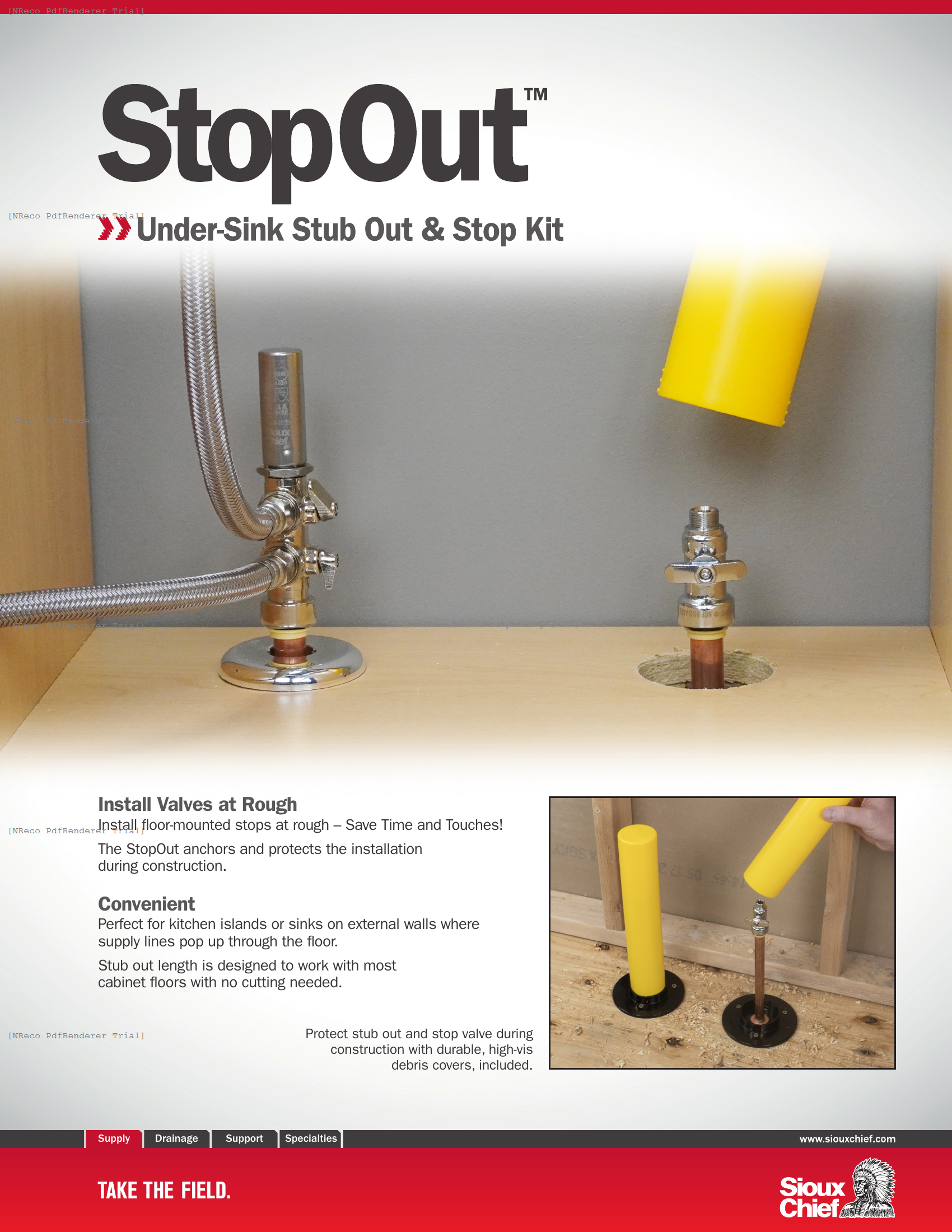STOPOUT - UNDERSINK STUB OUT KIT - BROCHURE.PDF Brochure Document